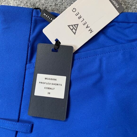 Maelreg Shorts Mens 38 Surf Blue Proflex Performance Stretch Sun Protect UPF 30+ - Picture 3 of 11